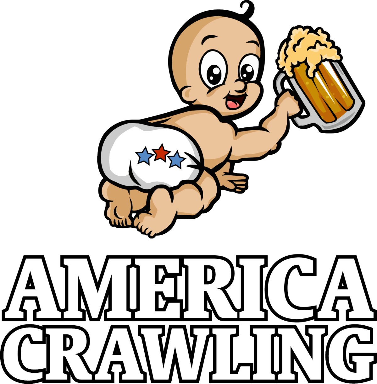 Baby Sam – Words Below – White